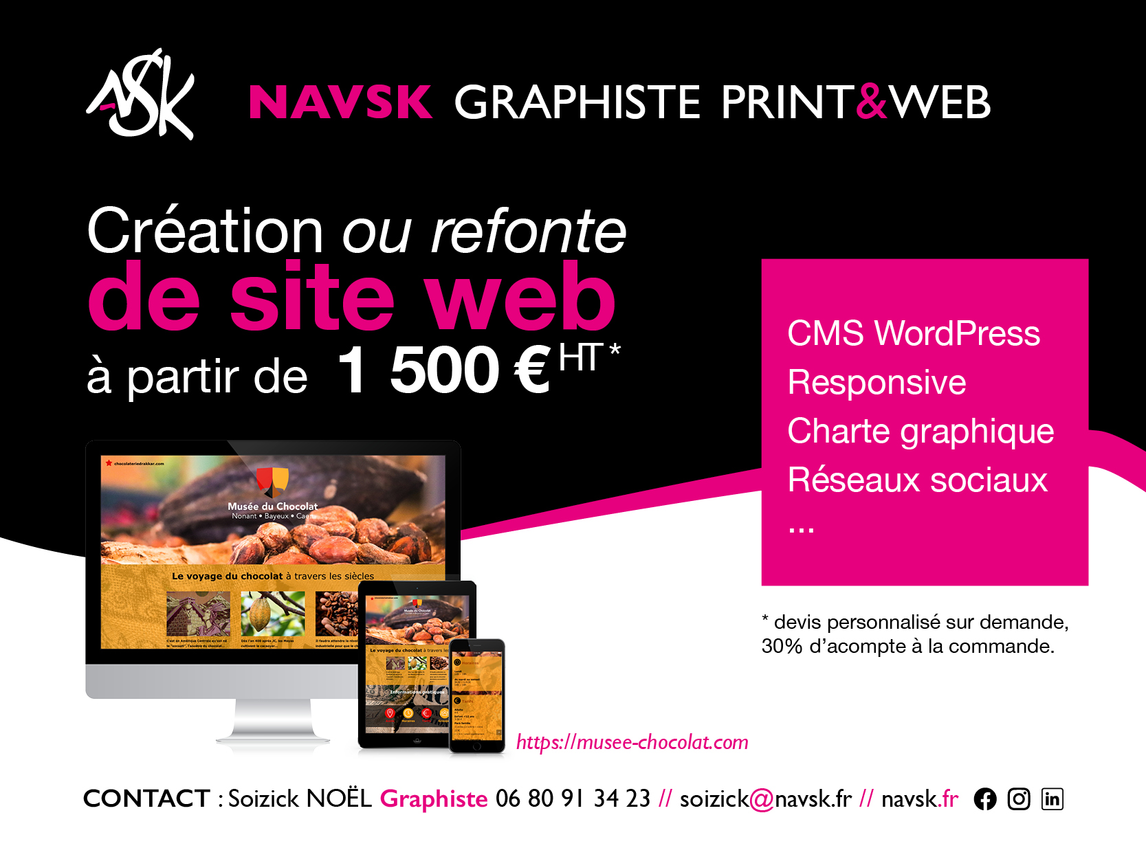 NAVSK - Création de sites web NAVSK - Création de sites web